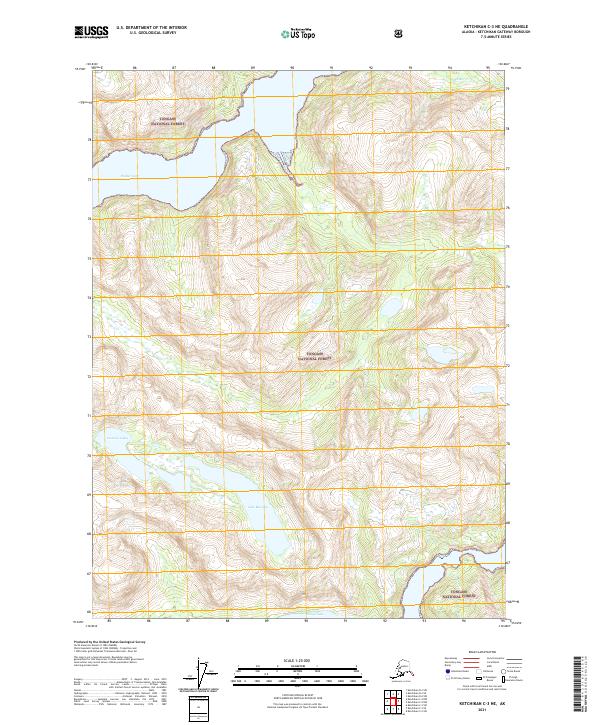 USGS Topographic Map – Ketchikan C-3 NE