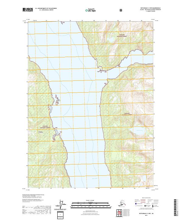 USGS Topographic Map – Ketchikan C-3 NW