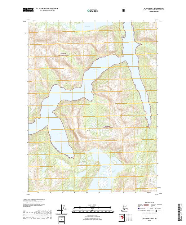 USGS Topographic Map – Ketchikan C-3 SE