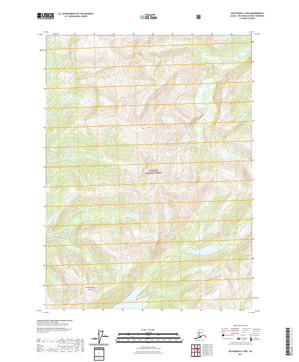 USGS Topographic Map – Ketchikan C-4 NW