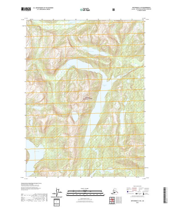 USGS Topographic Map – Ketchikan C-4 SE