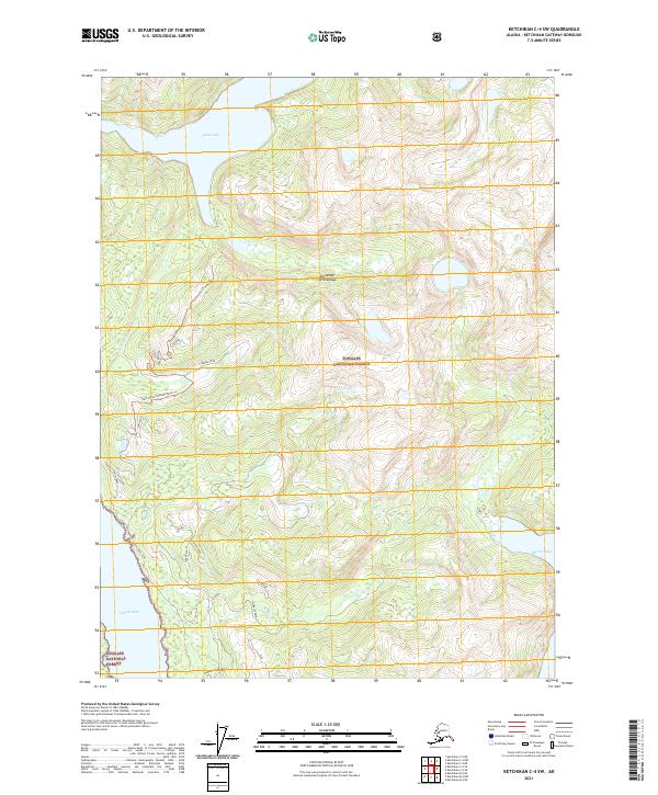USGS Topographic Map – Ketchikan C-4 SW