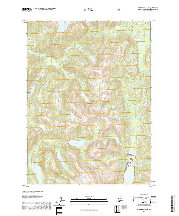 USGS Topographic Map – Ketchikan C-5 NE