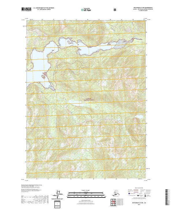 USGS Topographic Map – Ketchikan C-5 NW