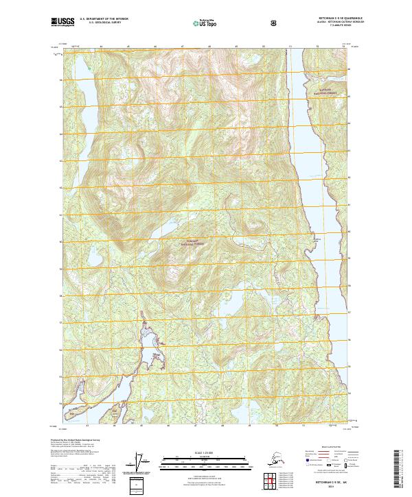 USGS Topographic Map – Ketchikan C-5 SE