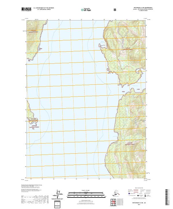 USGS Topographic Map – Ketchikan C-6 NE