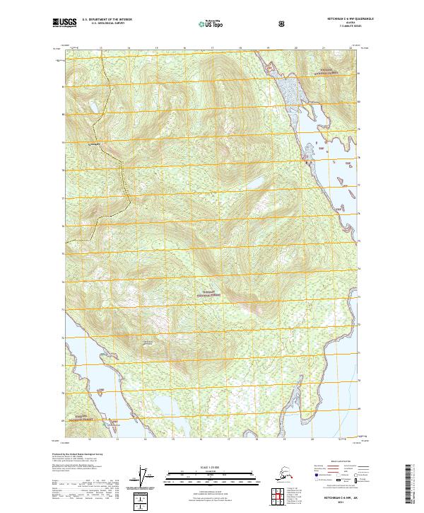 USGS Topographic Map – Ketchikan C-6 NW