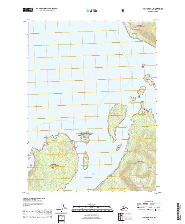USGS Topographic Map – Ketchikan C-6 SE