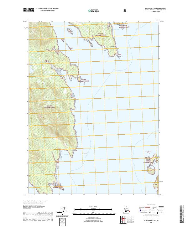 USGS Topographic Map – Ketchikan C-6 SW