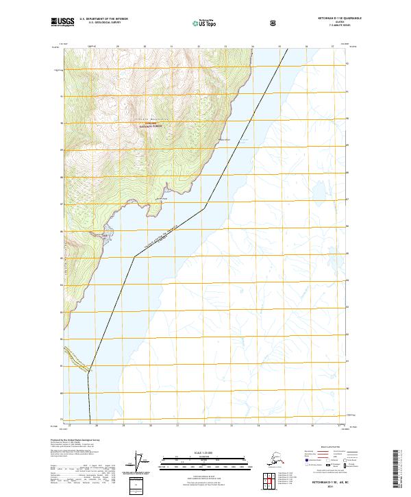 USGS Topographic Map – Ketchikan D-1 SE