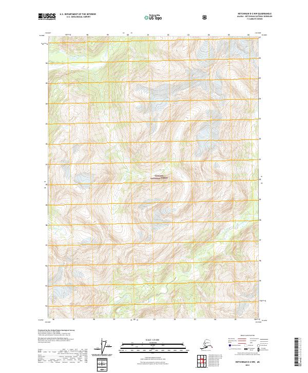 USGS Topographic Map – Ketchikan D-2 NW