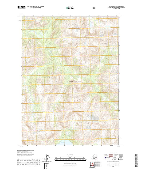 USGS Topographic Map – Ketchikan D-2 SW