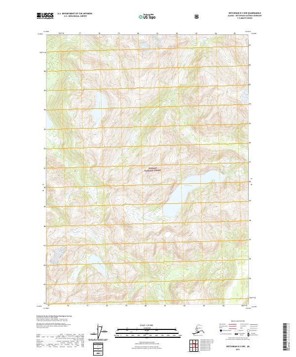 USGS Topographic Map – Ketchikan D-3 NW