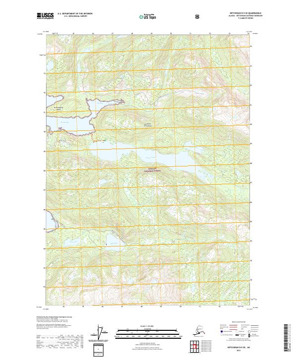 USGS Topographic Map – Ketchikan D-5 SE