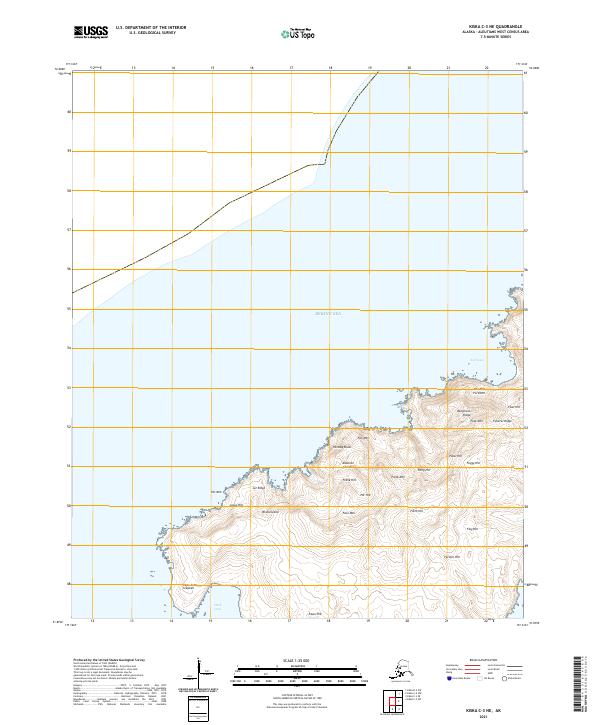 USGS Topographic Map – Kiska C-3 NE