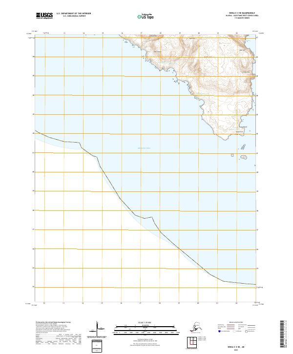 USGS Topographic Map – Kiska C-3 SE