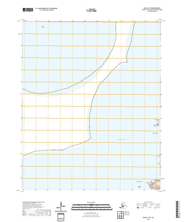 USGS Topographic Map – Kiska D-2 SW