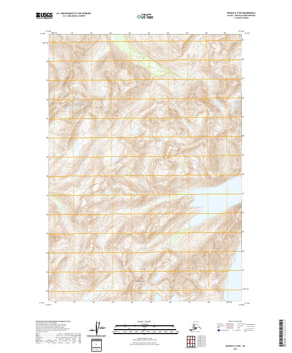 USGS Topographic Map – Kodiak A-5 NW