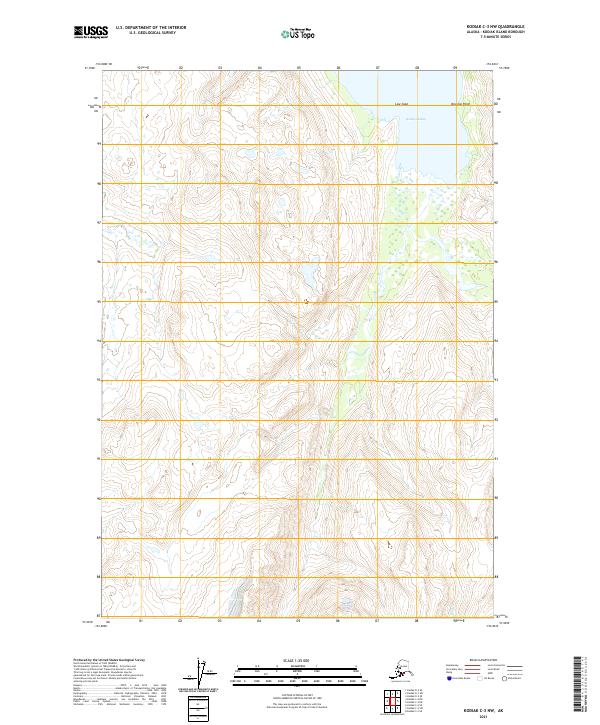 USGS Topographic Map – Kodiak C-3 NW