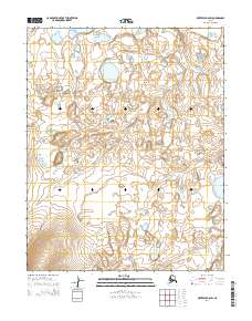 2014 Map of Kotzebue A-5 SW, 2014 Print