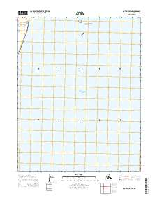 2014 Map of Kotzebue B-4 NE, 2014 Print