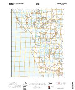 USGS Topographic Map – Kuskokwim Bay D-1 NE
