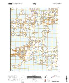 2020 Map of Kuskokwim Bay D-4 NW, 2020 Print