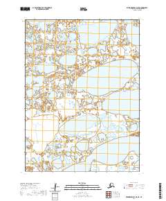 2020 Map of Kuskokwim Bay D-5 NE, 2020 Print