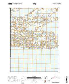 2020 Map of Kuskokwim Bay D-5 SW, 2020 Print