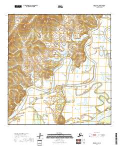 2018 Map of Kwiguk A-2 SE, 2018 Print