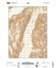 2018 Map of Lake Clark A-1 NE, 2018 Print