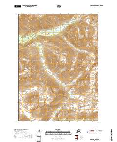 USGS Topographic Map – Lake Clark A-2 NW