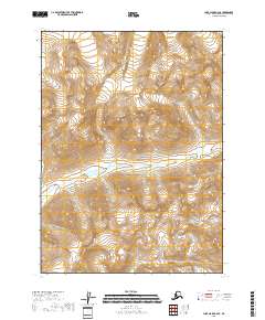 2018 Map of Lake Clark A-2 SE, 2018 Print