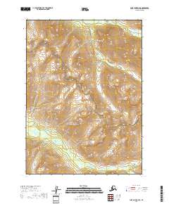 USGS Topographic Map – Lake Clark A-3 SE