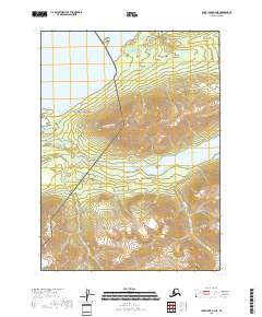 USGS Topographic Map – Lake Clark A-4 NE