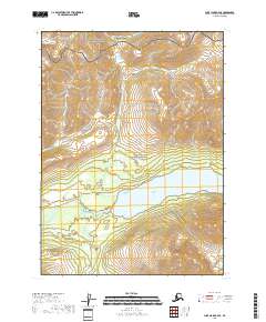 USGS Topographic Map – Lake Clark A-4 SE