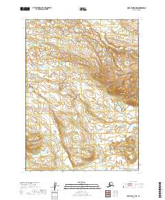 2019 Map of Lake Clark A-7 NE, 2019 Print