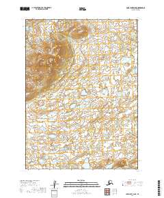 2019 Map of Lake Clark A-8 NE, 2019 Print