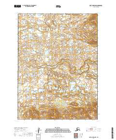 2019 Map of Lake Clark A-8 SE, 2019 Print