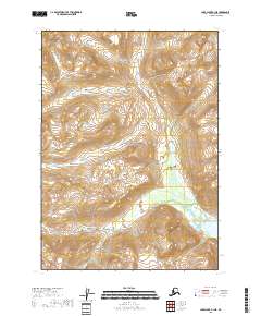USGS Topographic Map – Lake Clark B-1 NE