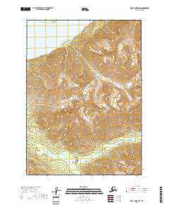USGS Topographic Map – Lake Clark B-3 SE