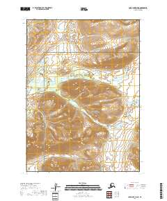 2018 Map of Lake Clark B-5 NE, 2018 Print