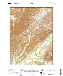 2018 Map of Lake Clark B-5 NW, 2018 Print