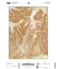 2018 Map of Lake Clark B-5 SE, 2018 Print