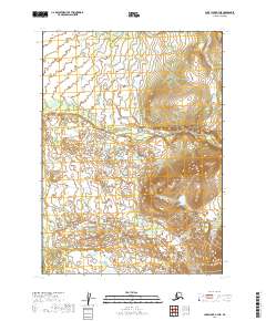 2019 Map of Lake Clark B-7 NE, 2019 Print