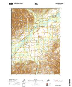 USGS Topographic Map – Lake Clark B-8 NE