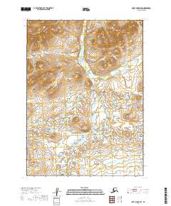 2019 Map of Lake Clark B-8 SE, 2019 Print