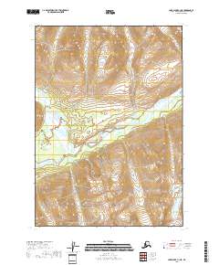 USGS Topographic Map – Lake Clark C-1 NE