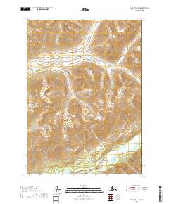 2018 Map of Lake Clark C-2 SW, 2018 Print