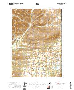 2018 Map of Lake Clark C-4 NW, 2018 Print